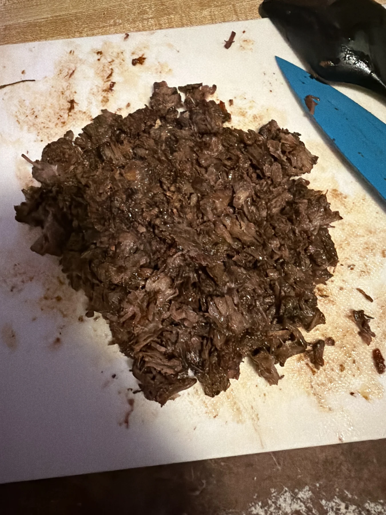 Prepared food on a plate