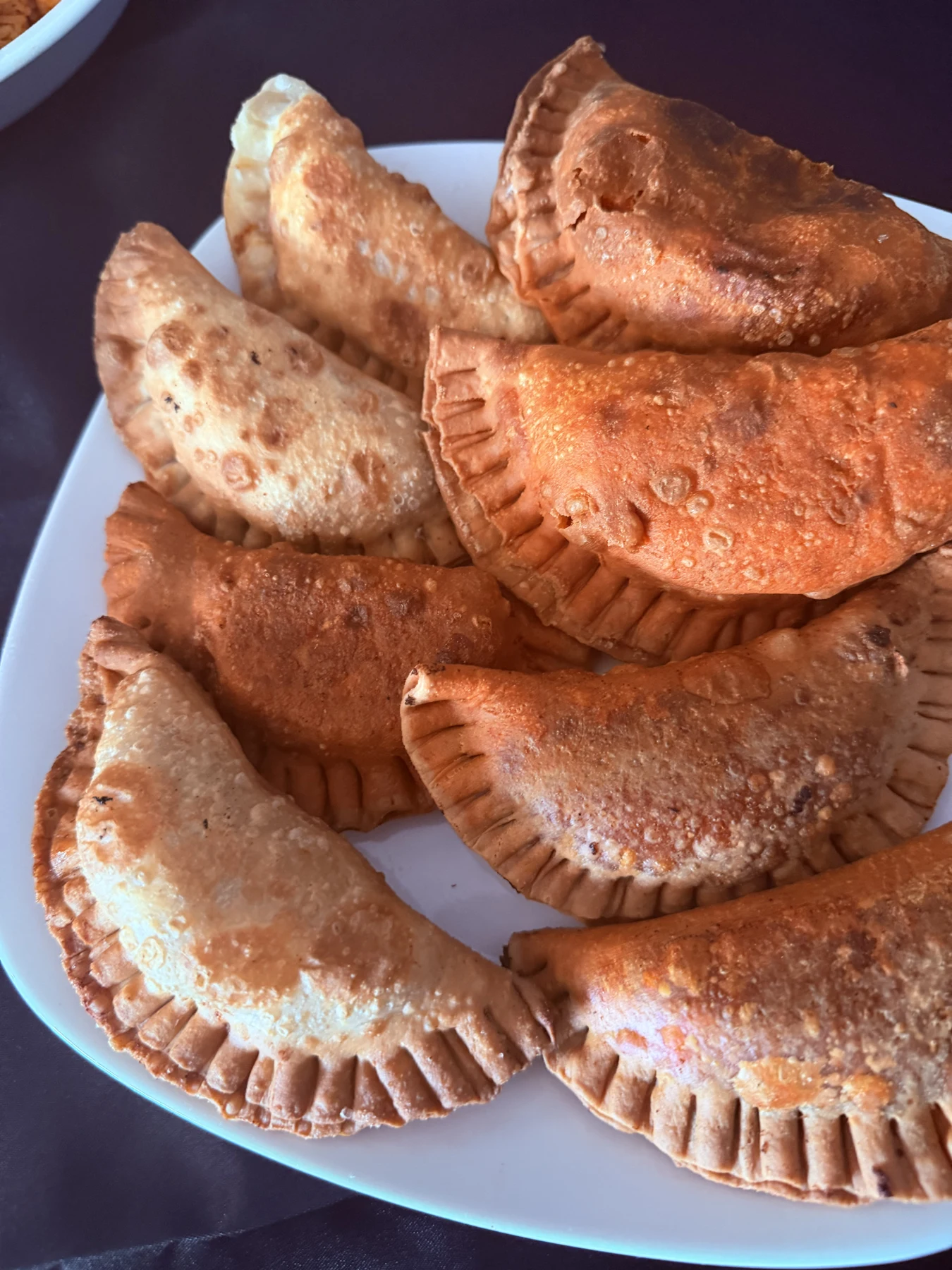 Golden baked savory pastries